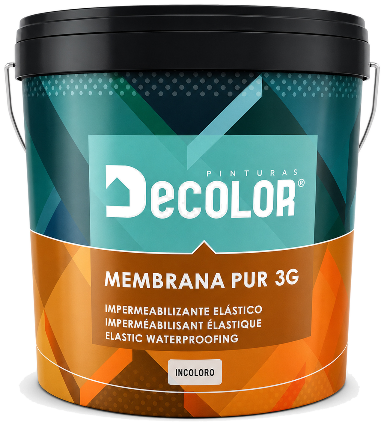 Decolor Membrana PUR 3G Incolore – Étanchéité transparente pour carrelage, béton, ciment et terrasse accessible