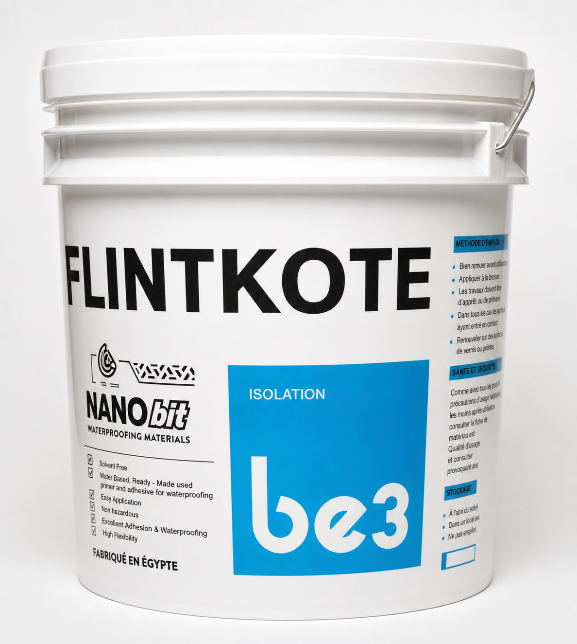 FLINTKOTE BE3 — Émulsion Bitumineuse Étanchéité | Seau 20 KG