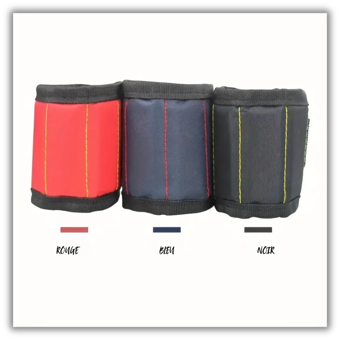 Bracelet Magnétique Porte-Outils – Gardez Vos Petits Outils à Portée de Main