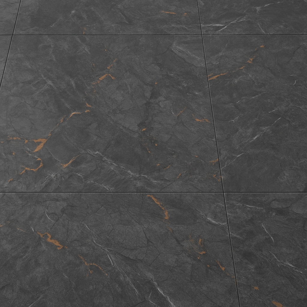 Carreau Persian Black – Effet Pierre Foncé 60x60 cm