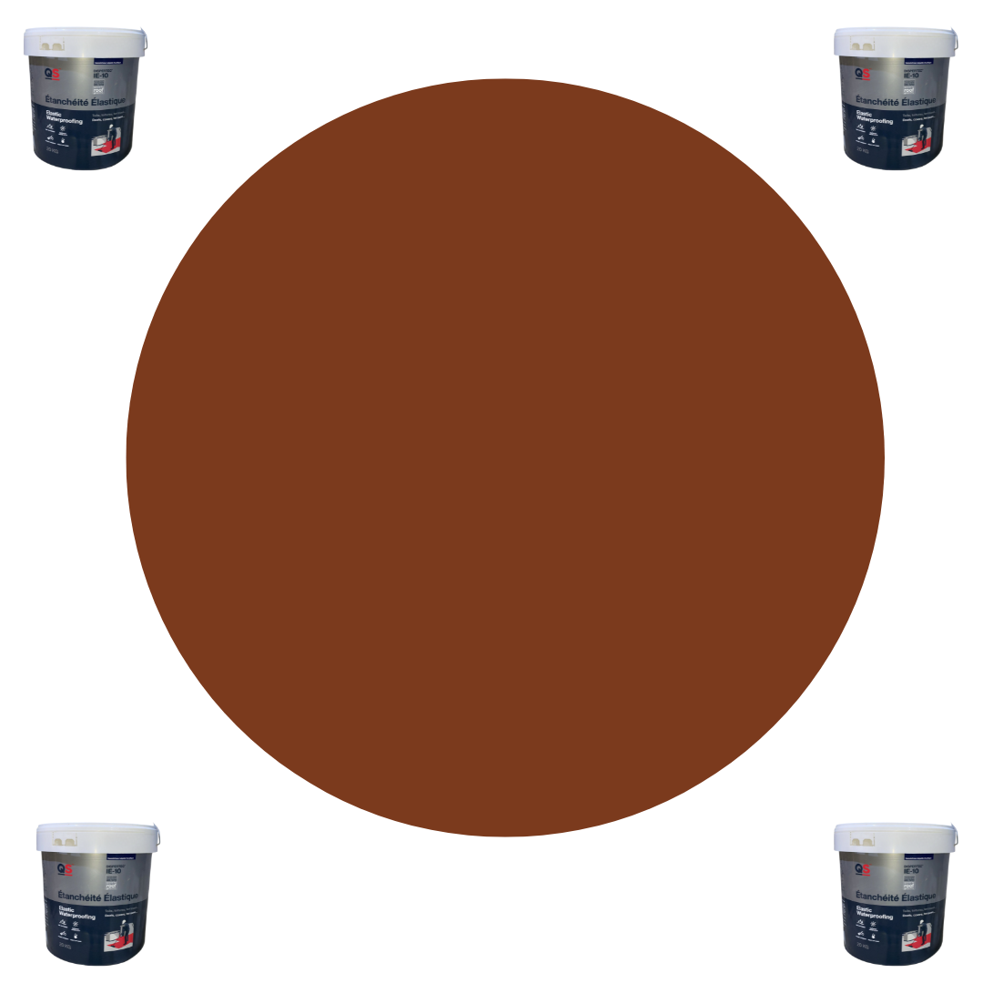 Peinture Étanchéité Élastique QS Dispertec IE-10 – 20KG – Toitures, Terrasses, Balcons