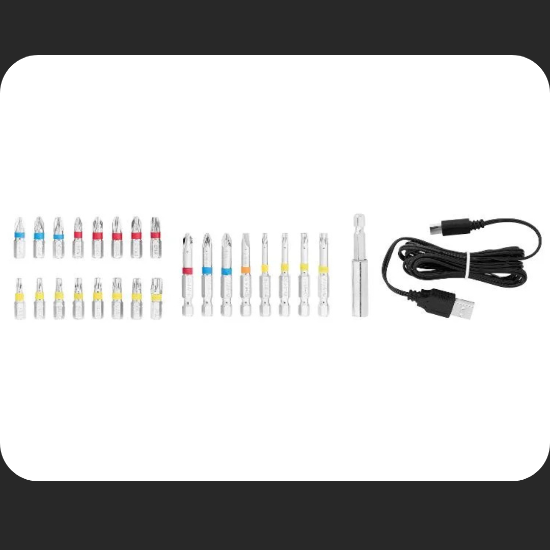 Tournevis Électrique Sans Fil PARKSIDE PASS 4 A1 – 4 V, Batterie Li-Ion, Coffret Inclus