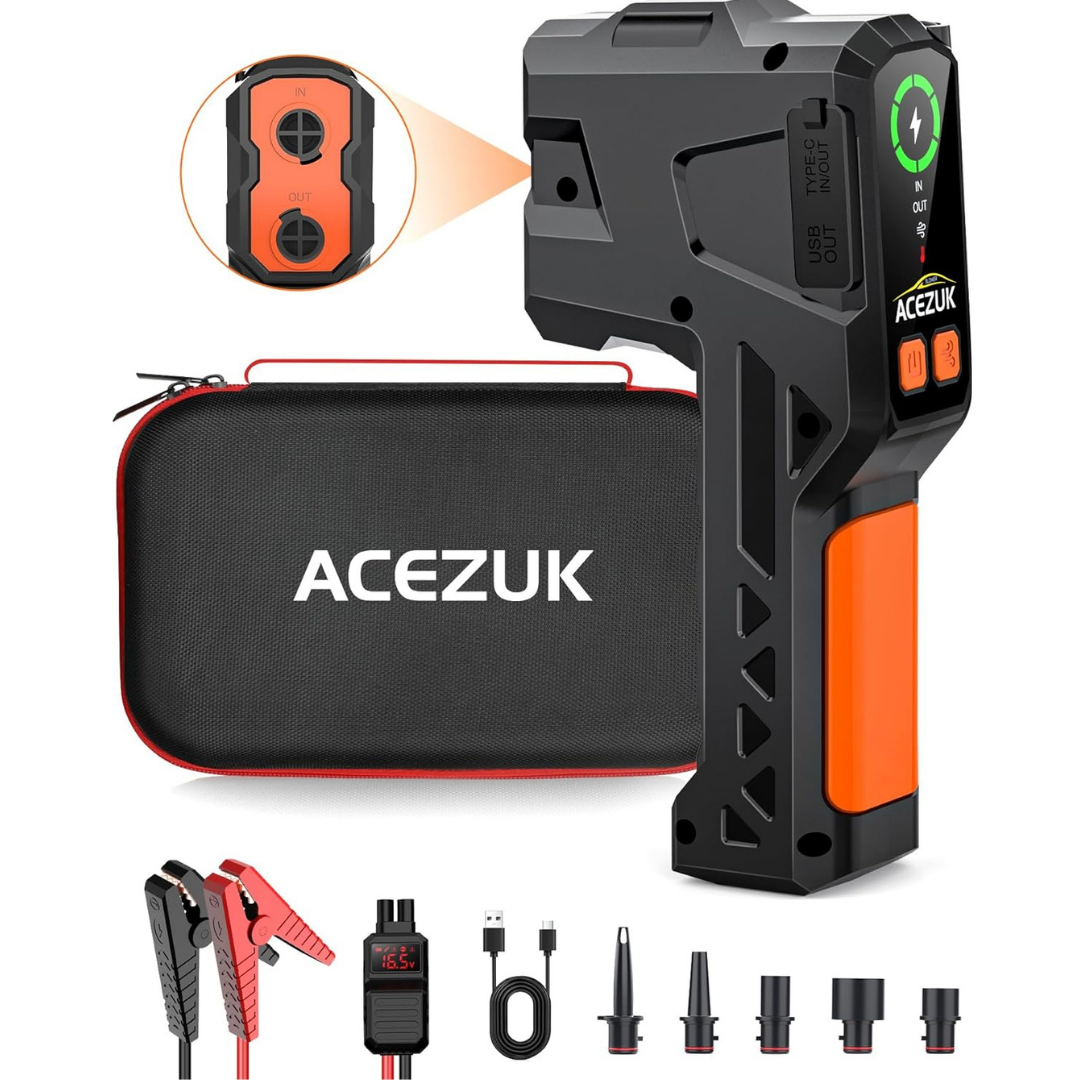 đ Booster de Batterie Voiture 3-en-1 â ACEZUK 4000A