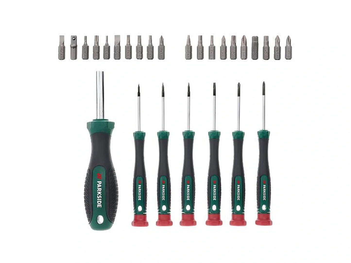 Set de Tournevis 37 pcs PARKSIDE® — Plat, Phillips, Torx