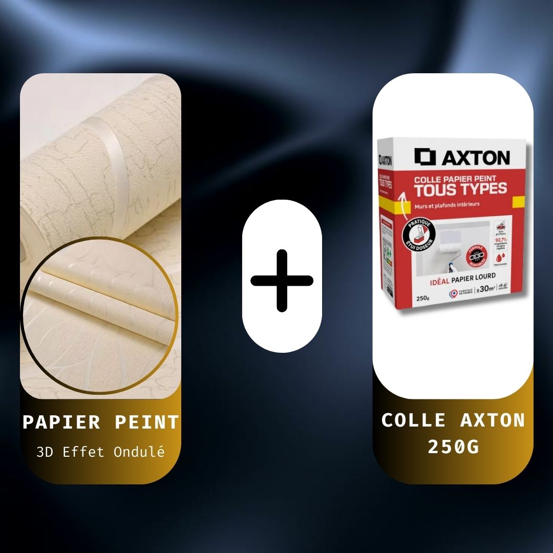 Pack Papier Peint + Colle AXTON 250g