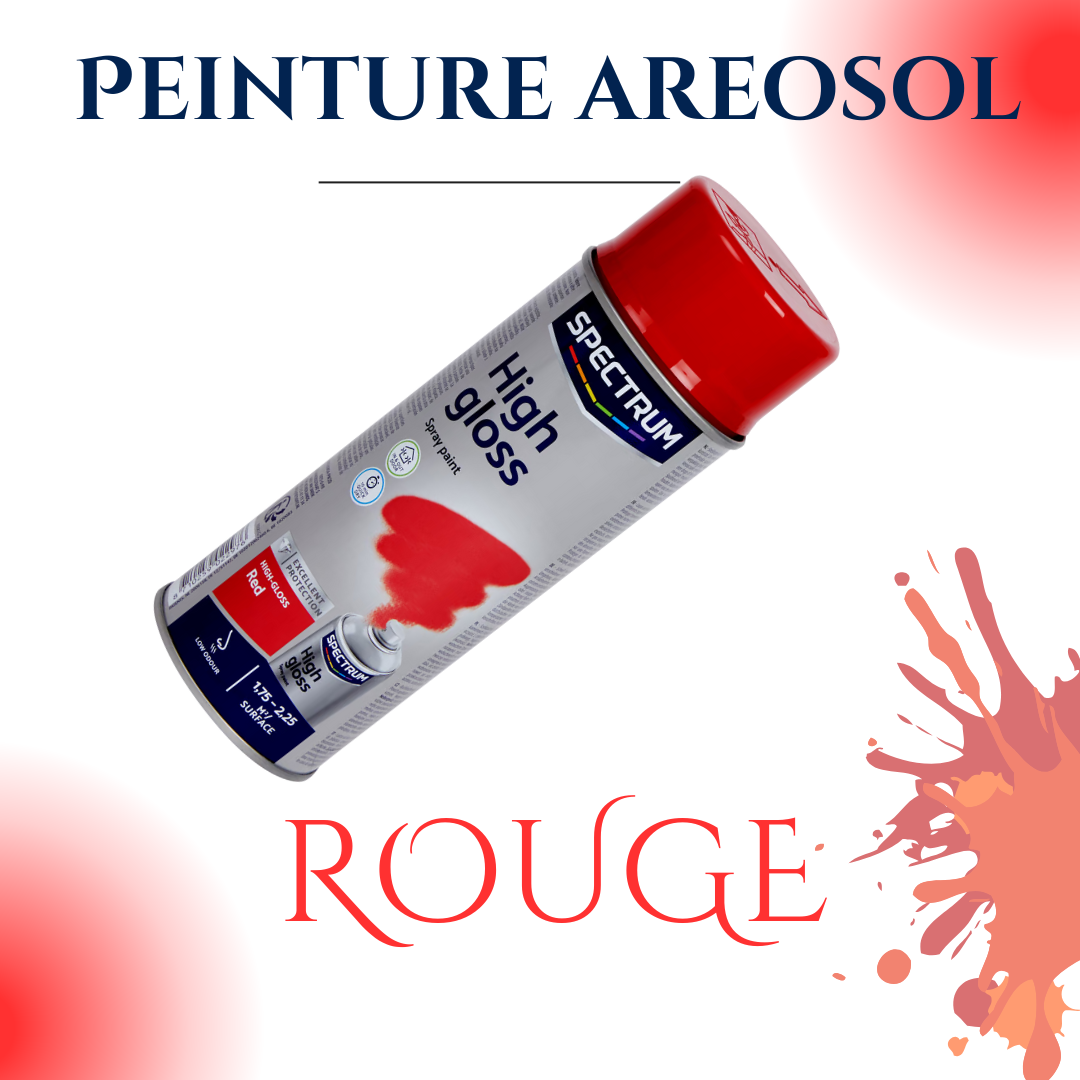 Peinture Aérosol Spectrum - Séchage Rapide & Faible Odeur
