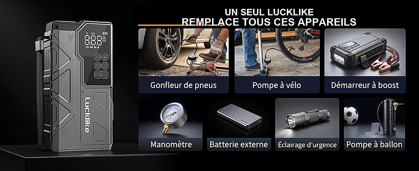 Un LUCKLIKE remplace 7 appareils