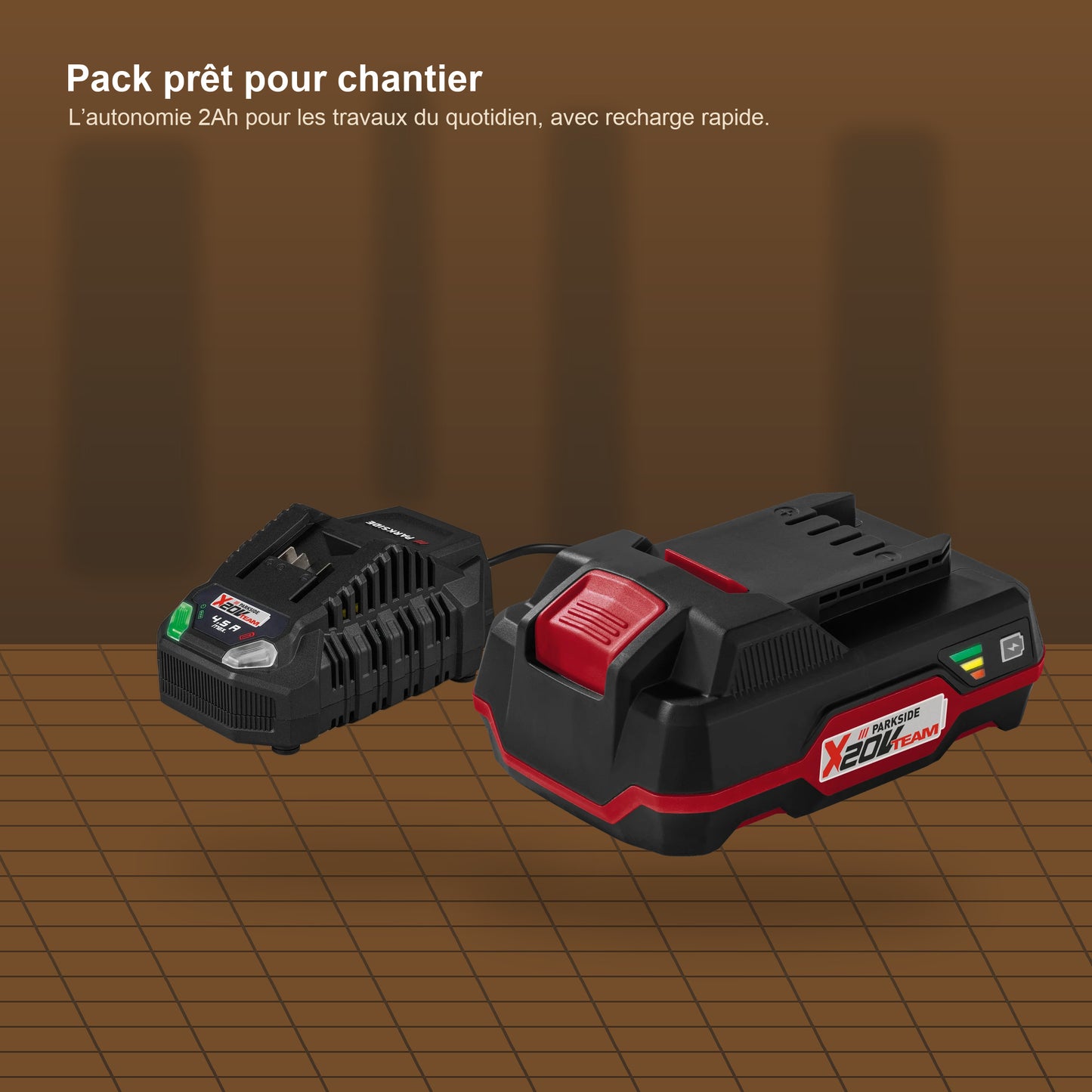 Pack Batterie 2Ah + Chargeur PARKSIDE® | PARKSIDE®