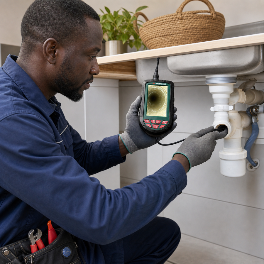 Inspection des tuyaux de plomberie & drains — Sénégal