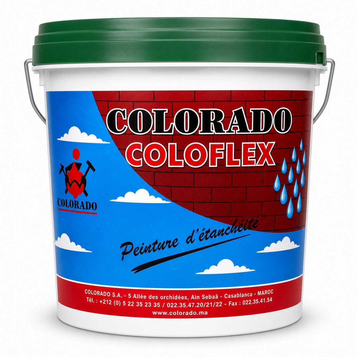 Peinture d’étanchéité toiture, terrasse et mur extérieur COLOFLEX Colorado