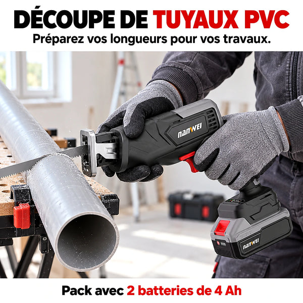 Changement de lame sans outil
