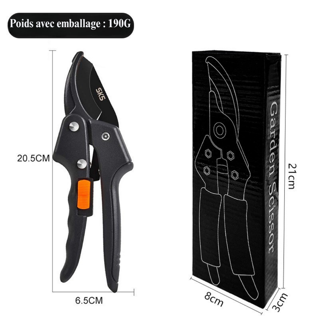 ✂️ Sécateur à Cliquet SK5 – Coupe Facile et Précise