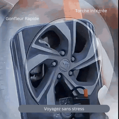 🔧 Compresseur d’Air Portable Sans Fil – Modèle CQB-008  - Gonflez vos pneus en quelques minutes – à la maison ou sur la route !