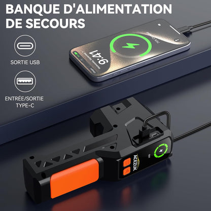 🔋 Booster de Batterie Voiture 3-en-1 – ACEZUK 4000A