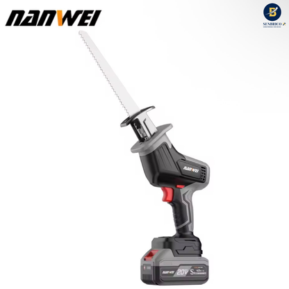 Scie Réciprocante Sans Fil NANWEI 20V Batterie 4Ah Pro – Brushless + 8 Lames | Senbrico