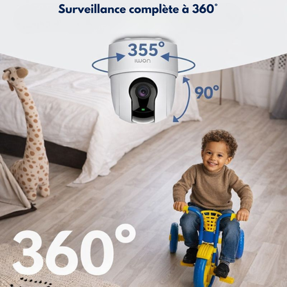 🎥 Caméra de surveillance WiFi intérieure 2K – Imou Ranger 2C (360°)