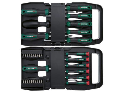 Set de Tournevis 37 pcs PARKSIDE® — Plat, Phillips, Torx