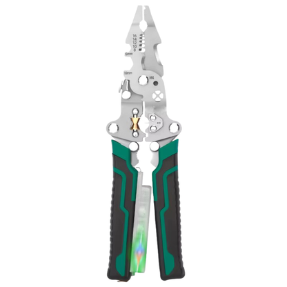 Pince Électricien Multifonction 8 en 1 avec Testeur LED Intégré