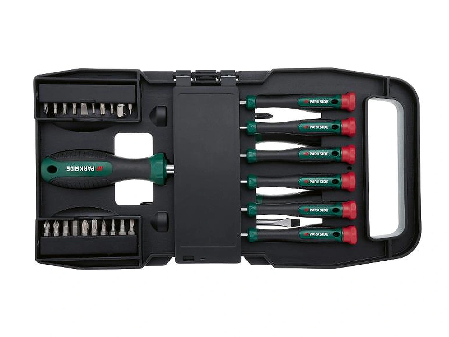 Set de Tournevis 37 pcs PARKSIDE® — Plat, Phillips, Torx