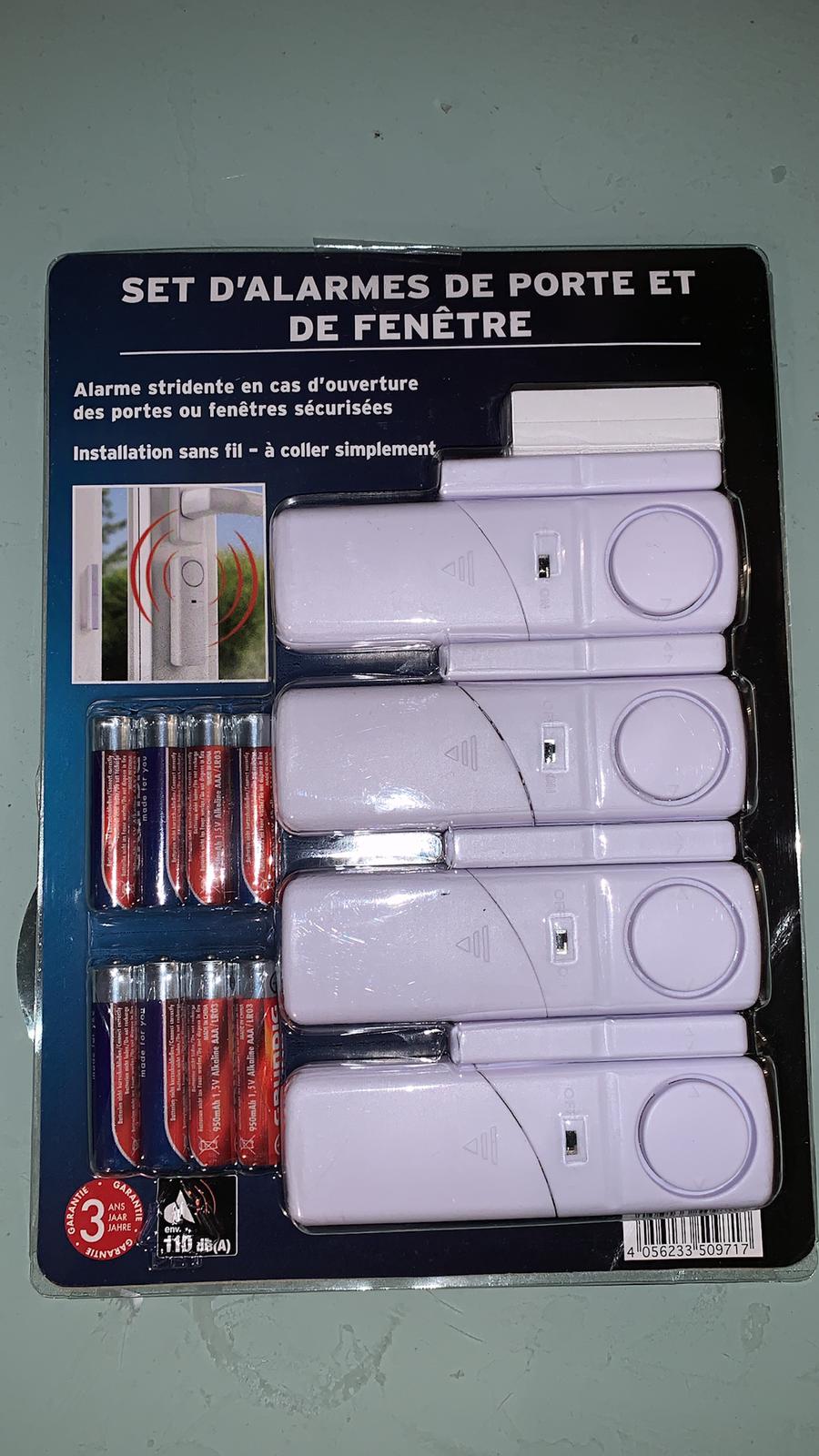 Set d'alarme pour portes et fenêtres