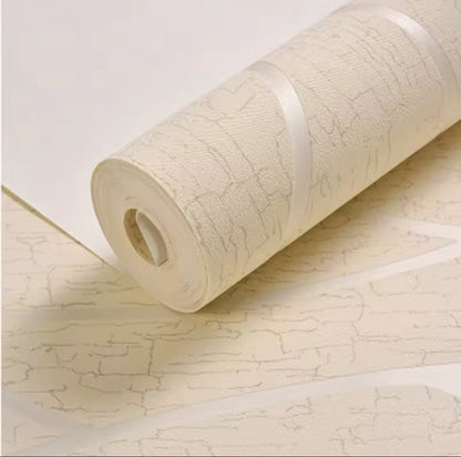 Papier Peint Moderne 3D Effet Ondulé – Idéal pour Salon, Chambre, Mur TV (53cm x 9,5m)