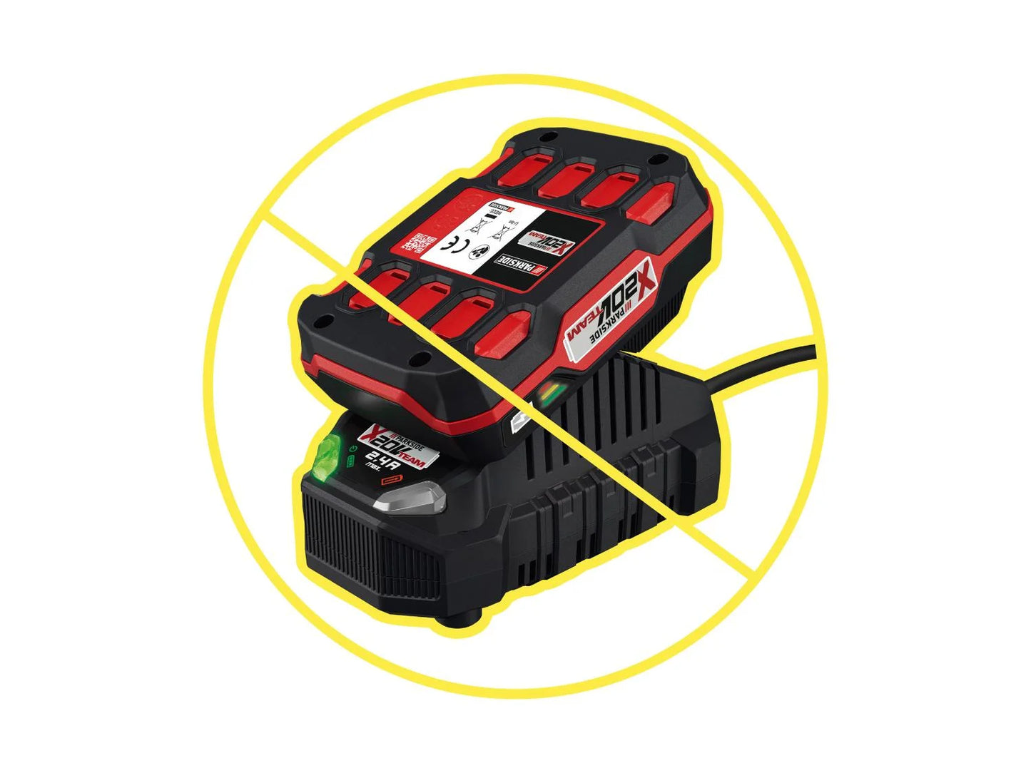 Meuleuse d'angle sans fil PARKSIDE Performance PWSAP 20-Li G7 — 125 mm / 20V Brushless