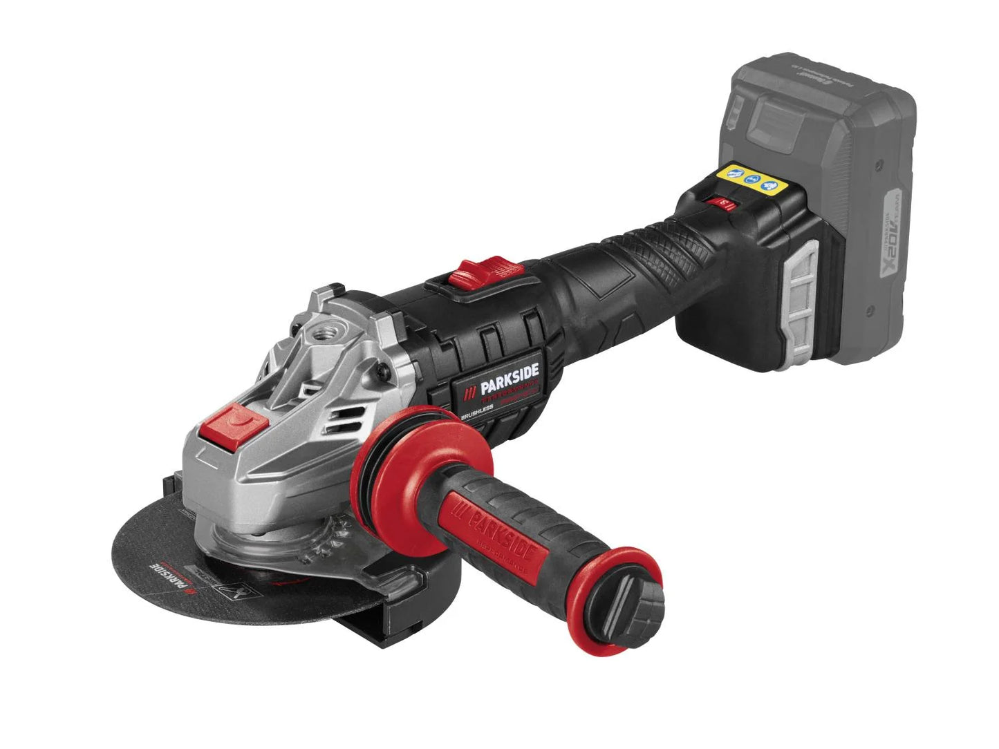 Meuleuse d'angle sans fil PARKSIDE Performance PWSAP 20-Li G7 — 125 mm / 20V Brushless