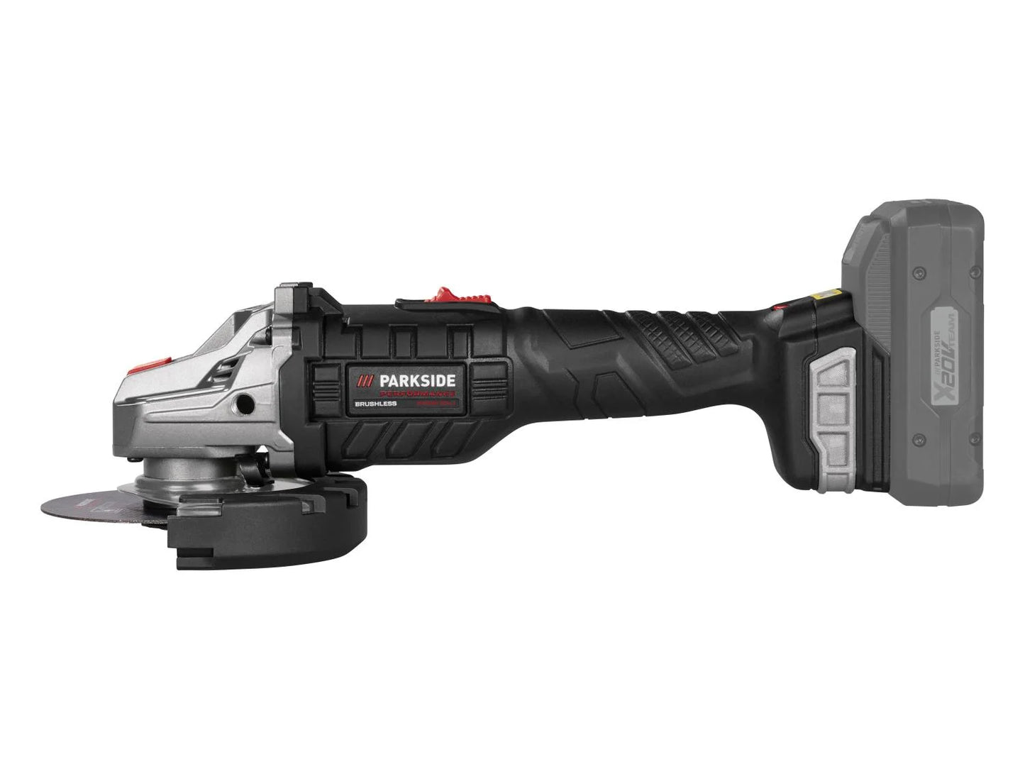 Meuleuse d'angle sans fil PARKSIDE Performance PWSAP 20-Li G7 — 125 mm / 20V Brushless