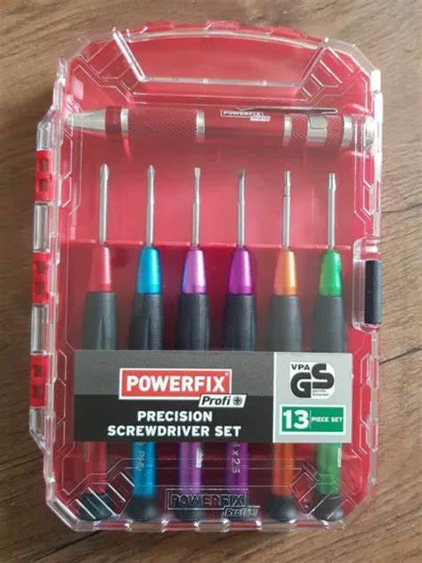 Set de tournevis de précision 13 pièces POWERFIX