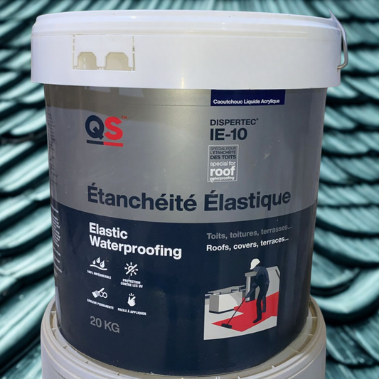 Peinture Étanchéité Élastique QS Dispertec IE-10 – 20KG – Toitures, Terrasses, Balcons