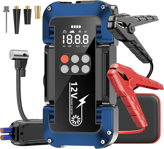 Booster Batterie avec Compresseur – SAMABOOST™ 4000A | 26800mAh