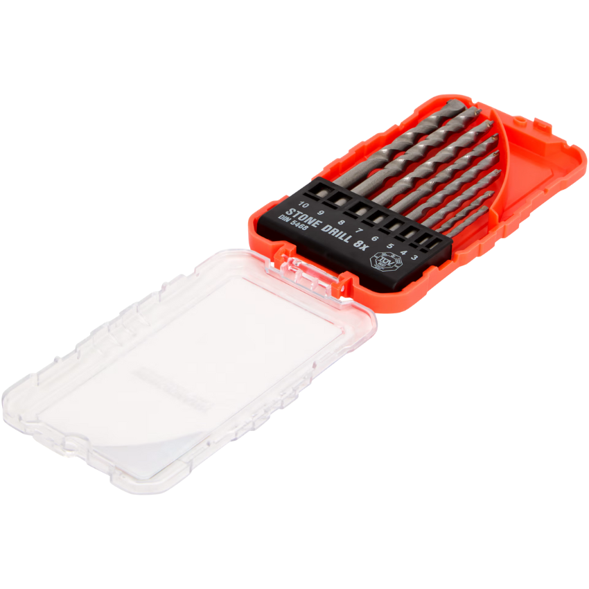 🔩 Set de Forets Pierre 8 Pièces – Werckmann