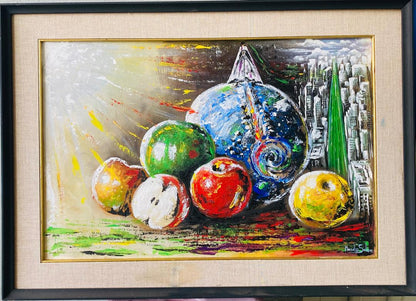 Fruits du Monde – Tableau d’art peint à la main