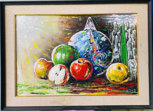 Fruits du Monde – Tableau d’art peint à la main
