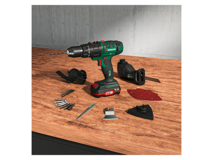 Set Multifonction Sans Fil 3-en-1 PKGA 20-Li C2 + Batterie + Chargeur 20V - PARKSIDE®