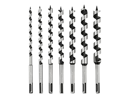 Set de mèches à spirale pour bois 7 PCS