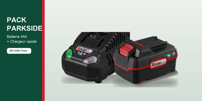 Pack Batterie 4Ah + Chargeur|PARKSIDE®
