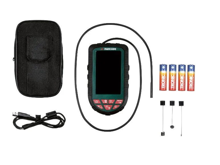 Caméra d'Inspection PKIK 4.3 A2 — Sonde IP67, Écran 4,3" HD & 6 LED | PARKSIDE®