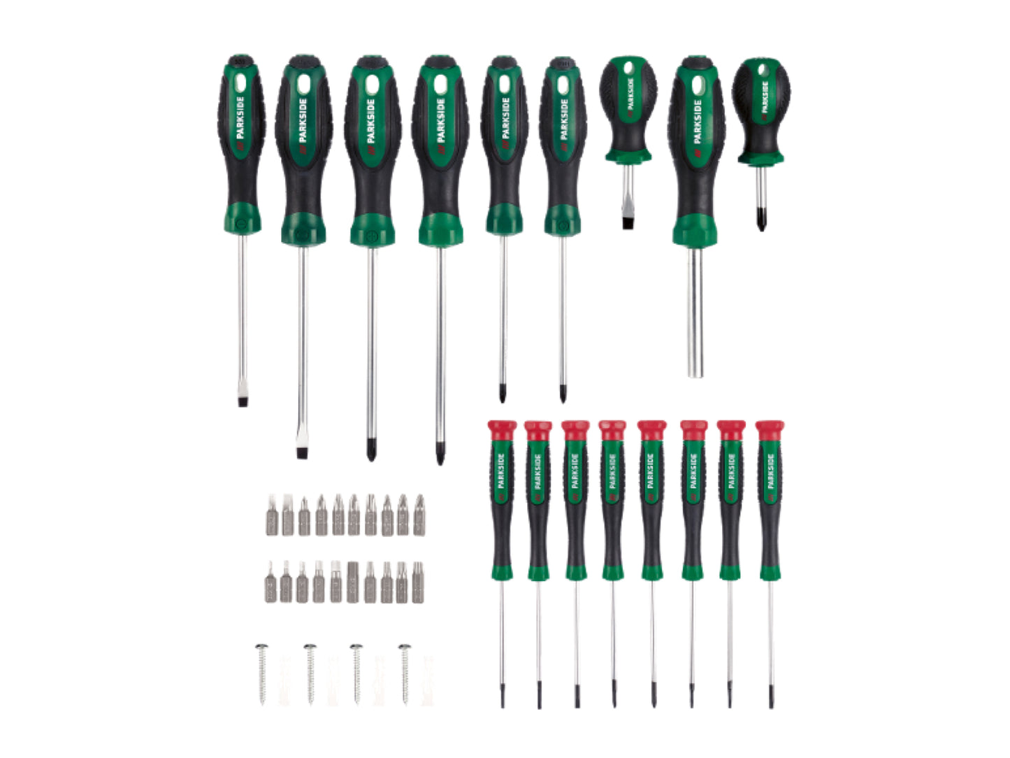 Set Tournevis & Embouts 37 pcs — Support Mural Inclus | PARKSIDE®