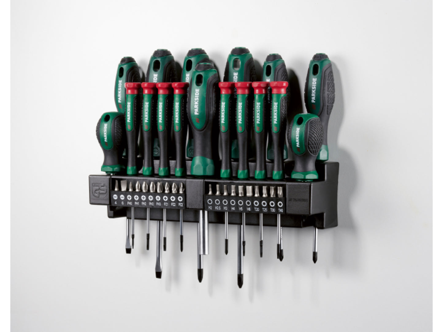 Set Tournevis & Embouts 37 pcs — Support Mural Inclus | PARKSIDE®
