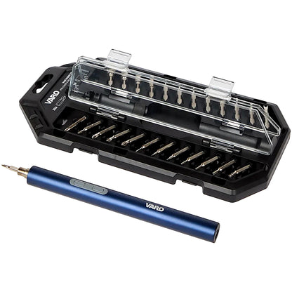 Kit Tournevis de Précision Varo — 26 pcs, 4V, USB-C & LED